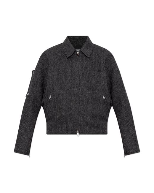 Courreges Black Wool Jacket