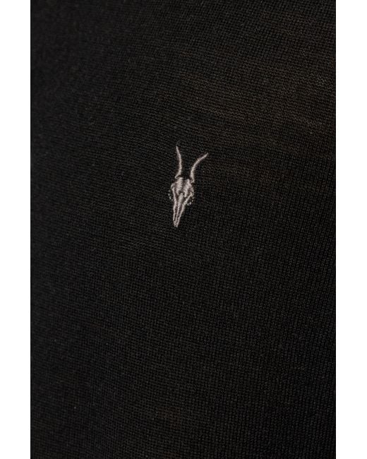 AllSaints Black Polo Mode for men