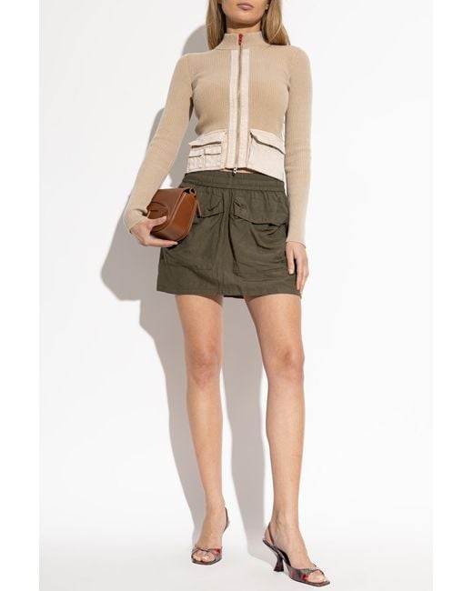 DIESEL Green Skirt 'O-Cean-S2'