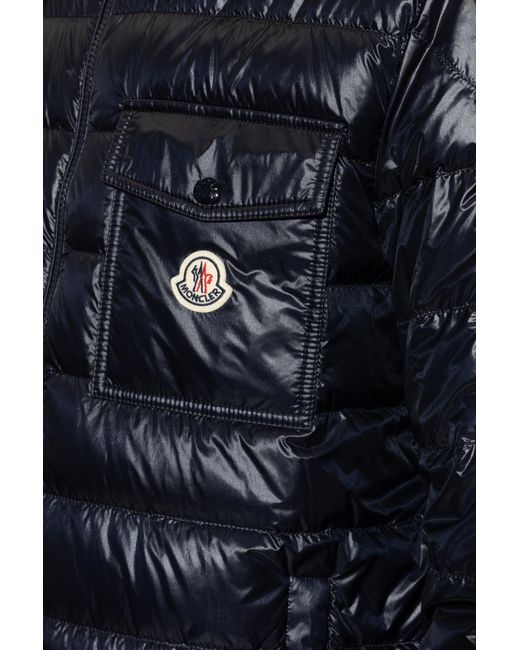 Moncler Blue 'Mourillon' Down Jacket for men