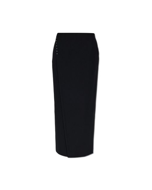 Emporio Armani Black Skirt With Pleat