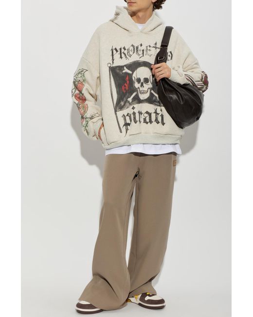 PDF White Hoodie for men