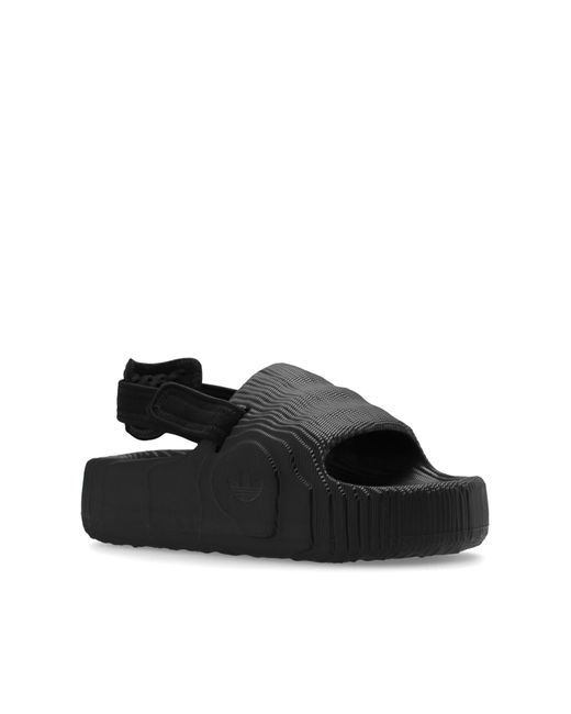 Adidas Originals Black Adilette 22 Xlg W