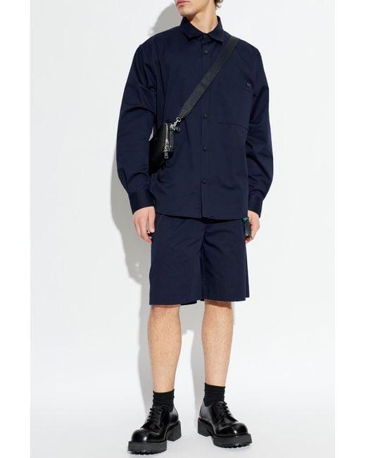 DARKPARK Blue Cotton Shirt for men