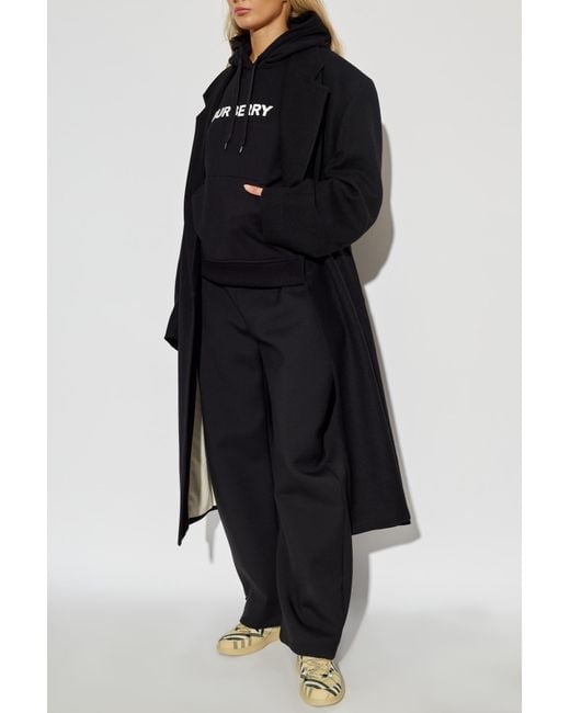 Burberry Black Sweatshirt With Logo