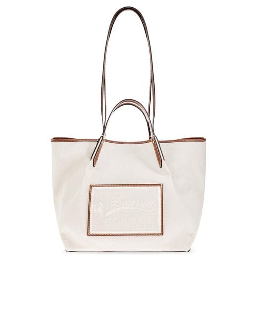 Lanvin White 'Concerto Arpege' Bag