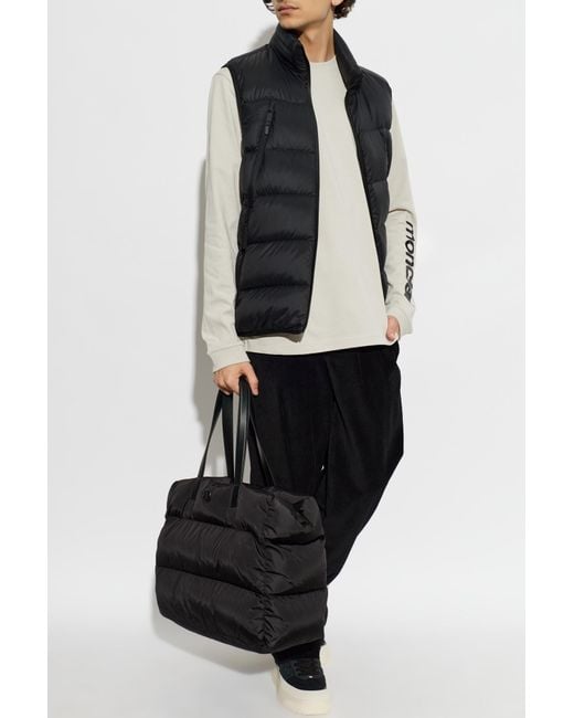 Moncler Black "Reticone" Padded Vest for men