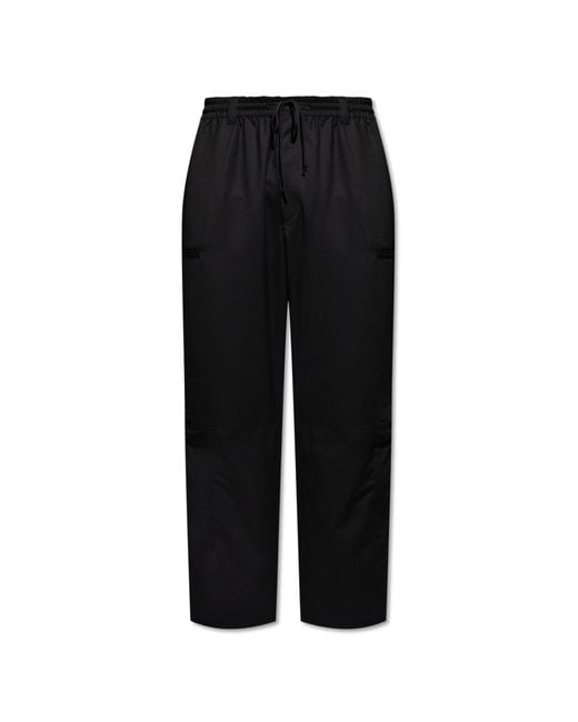 Y-3 Black 'Cuf' Trousers for men