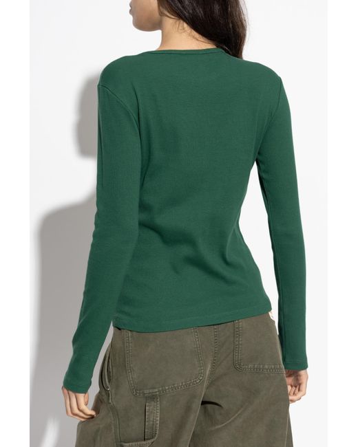 J.W. Anderson Green Long-Sleeved Top