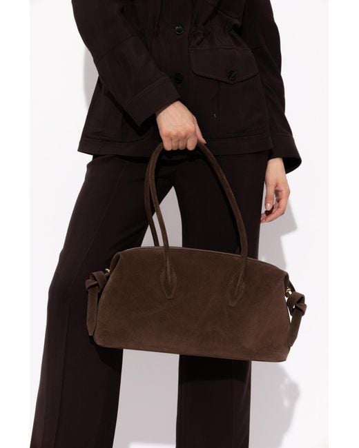 Yuzefi Brown "Brioche Duffle" Shoulder Bag