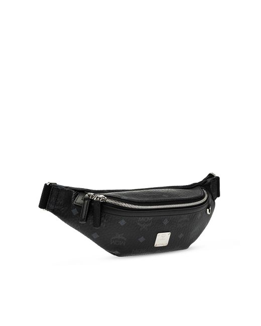 mcm fanny pack black