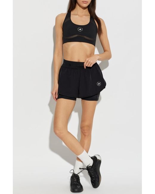 Adidas By Stella McCartney Black Training Bra