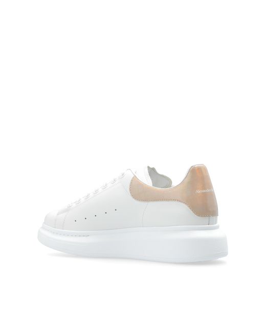 Alexander McQueen White Sneakers With Logo