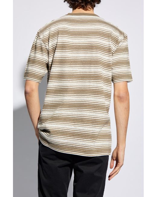 Norse Projects Brown T-Shirt `Johannes` for men