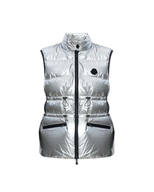 Moncler Metallic Quilted Vest "Pin"