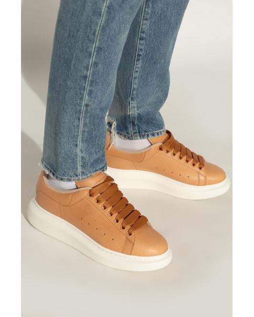 Alexander McQueen Blue Oversized Retro Sneakers