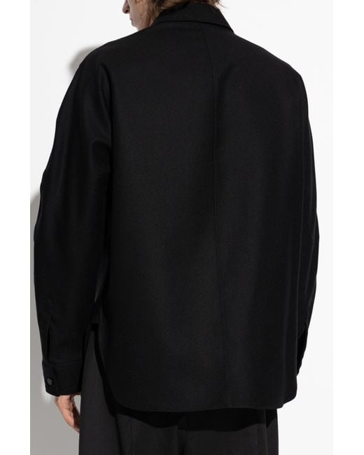 Givenchy Black Wool Shirt for men