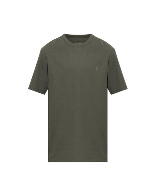 AllSaints Green T-Shirt "Ellis" for men