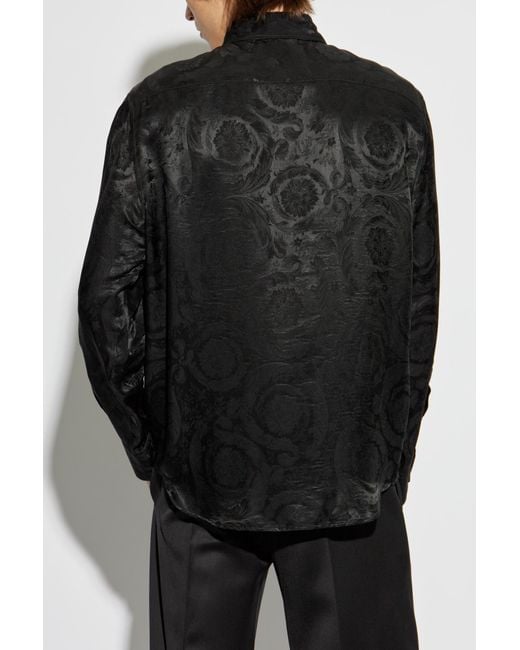 Versace Black Formal Shirts for men