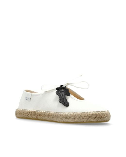 KENZO Blue Espadrilles With Logo