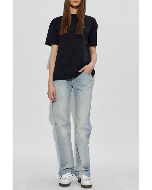 Off-White c/o Virgil Abloh Black T-Shirt With Logo