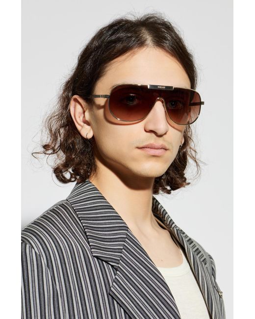 Versace Metallic Sunglasses for men