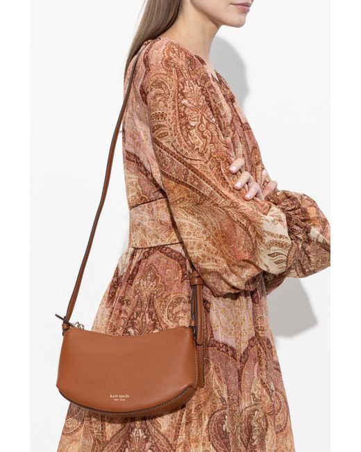 Kate Spade Brown 'Loop Small' Shoulder Bag