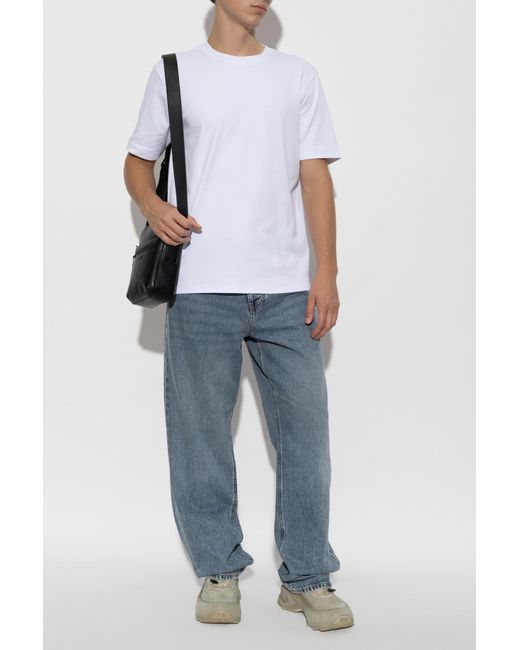 DIESEL White T-Shirt 'T-Adjust-Aa2' for men