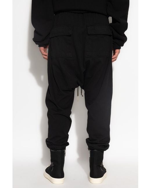 Rick Owens Black "Prisoner" Pants for men