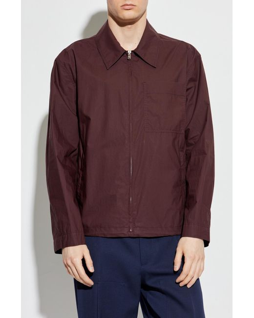 Bottega Veneta Purple Jacket With Pocket for men