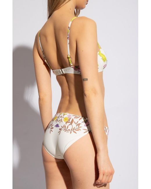 Tory Burch Natural Swimsuit Top