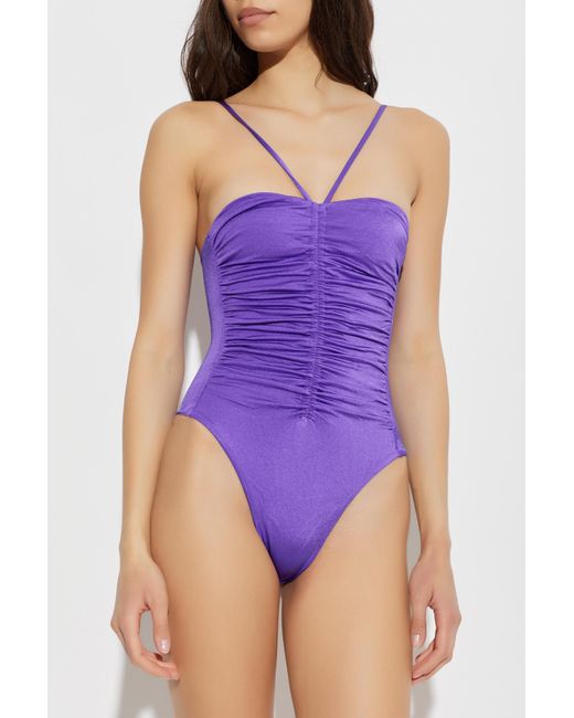DSquared² Purple One-Piece Swimsuit