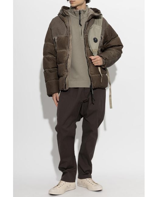 C P Company Natural Sweatshirt With Stand-Up Collar for men