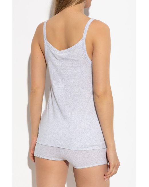 American Vintage Gray Top With Straps