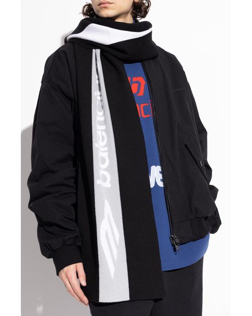 Balenciaga Black Scarf From The 'Skiwear' Collection for men