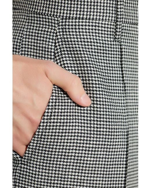 DSquared² Gray Wool Plaid Patterned Trousers for men