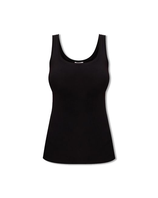 Hanro Black Seamless Tank Top
