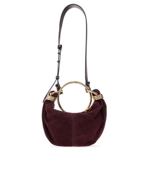 Chloé Purple Shoulder Bag 'Bracelet Mini'