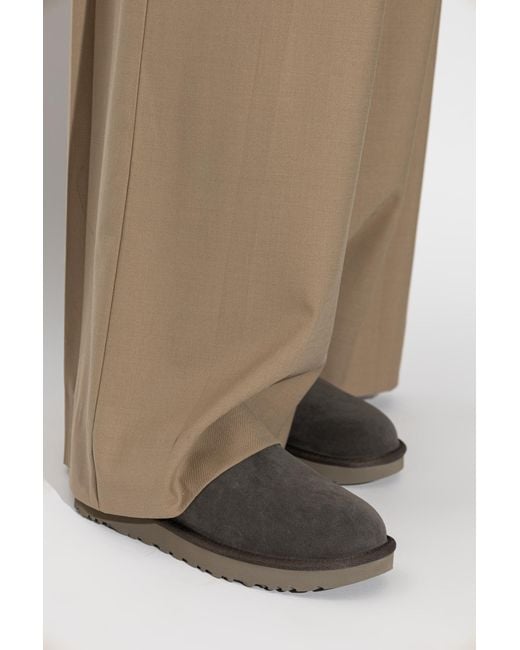 Ugg Gray Suede Shoes 'Classic Micro'