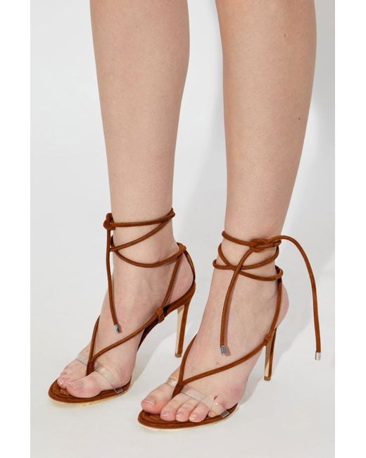 DSquared² Brown Heeled Sandals 'Twin'