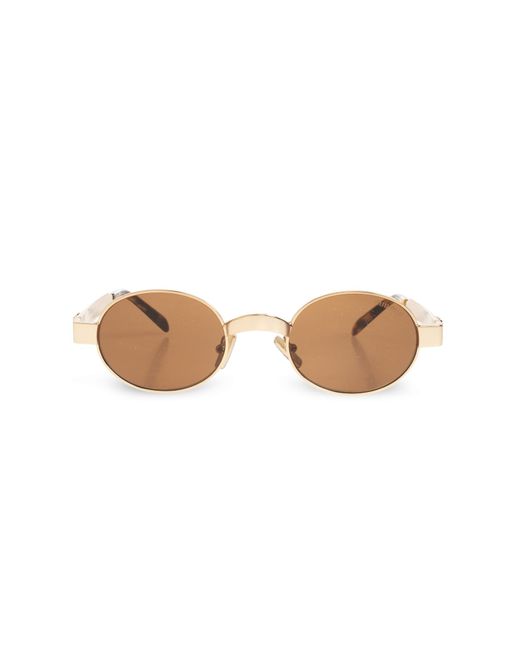 Miu Miu Metallic "B51S" Sunglasses