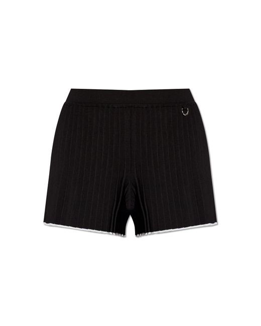 Jacquemus Black Pleated Shorts 'Plisse'