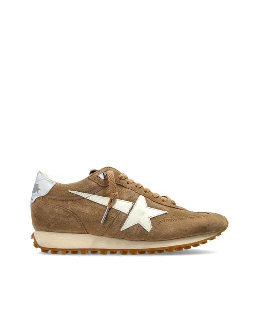 Golden Goose Deluxe Brand Brown 'Running Marathon M77 With Star' Sports Shoes