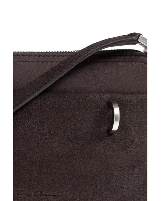 Rick Owens Brown Leather Bag 'Small Adri'