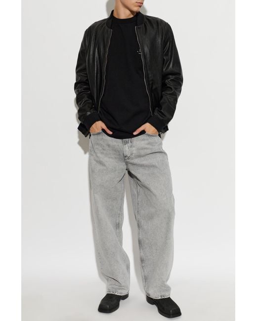 AllSaints Black T-Shirt 'Skullcup' for men