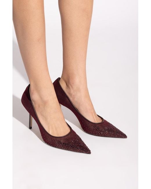 Jimmy Choo Brown 'Love' High Heels