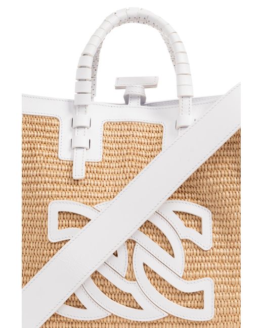 Casadei White Beaurivage Shopper Bag