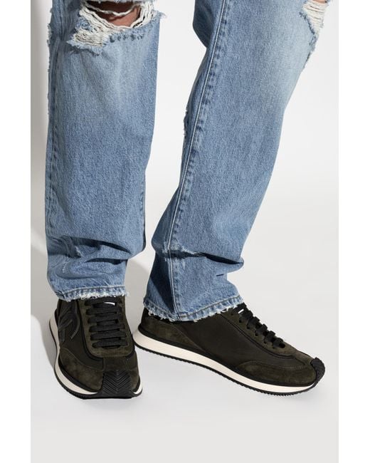 Dolce & Gabbana Black Sports Shoes for men