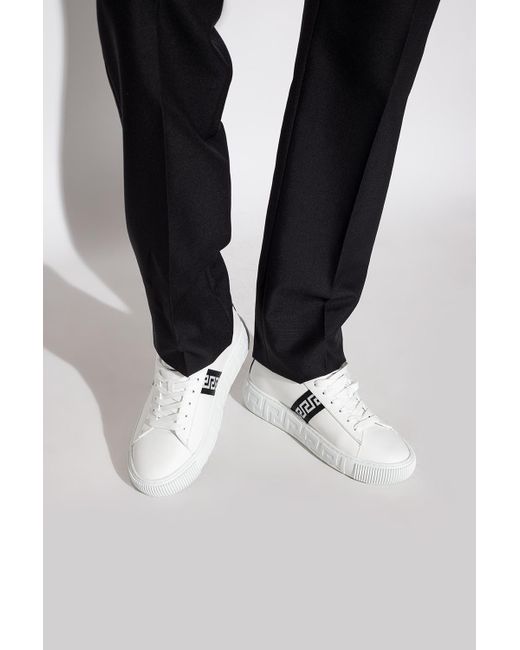Versace White 'greca' Sneakers, for men