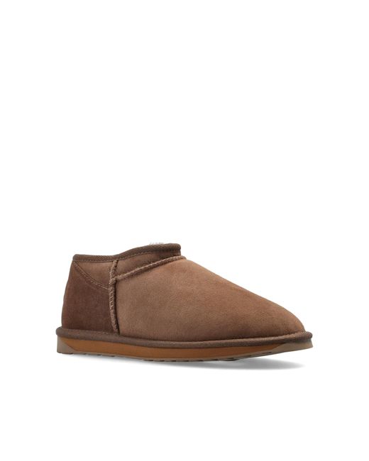 EMU Brown Suede Snow Boots 'Stinger Compact'